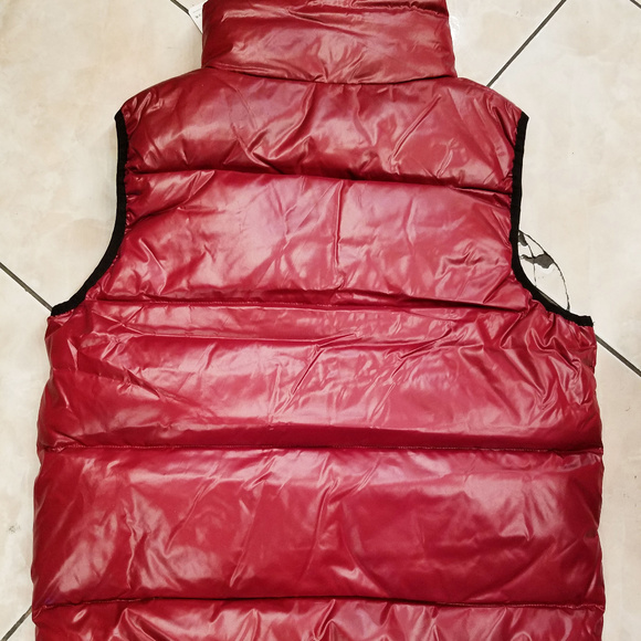 VANCL Burgundy Down Vest M - Picture 2 of 5